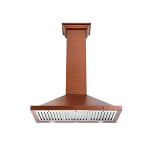 ZLINE 36 in. Copper Wall Range Hood, 8KBC-36