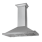 ZLINE Appliance Package - 48" Rangetop With 7 Gas Burners, Range Hood in Satin Stainless Steel, 2KP-RTSRH48