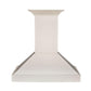 ZLINE 36 in. Wooden Wall Mount Range Hood in Cottage White, KBTT-36