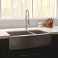 ZLINE 36" Courchevel Farmhouse Apron Mount Double Bowl Satin Stainless Steel Kitchen Sink with Bottom Grid, SA60D-36S