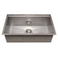 ZLINE 30" Garmisch Undermount Single Bowl Satin Stainless Steel Kitchen Sink with Bottom Grid and Accessories, SLS-30S