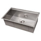 ZLINE 30" Garmisch Undermount Single Bowl Satin Stainless Steel Kitchen Sink with Bottom Grid and Accessories, SLS-30S