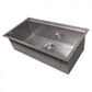 ZLINE 33" Garmisch Undermount Single Bowl Kitchen Sink with Bottom Grid and Accessories, SLS-33S