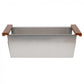 ZLINE 33" Garmisch Undermount Single Bowl Kitchen Sink with Bottom Grid and Accessories, SLS-33S