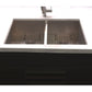 ZLINE 36" Anton Undermount Double Bowl Satin Stainless Steel Kitchen Sink with Bottom Grid, SR50D-36S