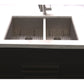 ZLINE 33" Chamonix Undermount Double Bowl Satin Stainless Steel Kitchen Sink with Bottom Grid, SR60D-33S