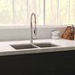 ZLINE 36" Chamonix Undermount Double Bowl Satin Stainless Steel Kitchen Sink with Bottom Grid, SR60D-36S
