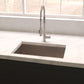 ZLINE 27" Meribel Undermount Single Bowl Satin Stainless Steel Kitchen Sink with Bottom Grid, SRS-27S