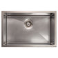 ZLINE 27" Meribel Undermount Single Bowl Satin Stainless Steel Kitchen Sink with Bottom Grid, SRS-27S