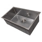 ZLINE 30" Meribel Undermount Single Bowl Satin Stainless Steel Kitchen Sink with Bottom Grid, SRS-30S