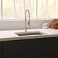 ZLINE 33" Meribel Undermount Single Bowl Satin Stainless Steel Kitchen Sink with Bottom Grid, SRS-33S