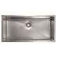 ZLINE 36" Meribel Undermount Single Bowl Satin Stainless Steel Kitchen Sink with Bottom Grid, SRS-36S
