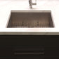 ZLINE 36" Meribel Undermount Single Bowl Satin Stainless Steel Kitchen Sink with Bottom Grid, SRS-36S