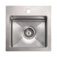 ZLINE 15" Donner Topmount Single Bowl Satin Stainless Steel Bar Kitchen Sink, STS-15S