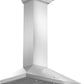 ZLINE 30 in. Convertible Vent Wall Mount Range Hood in Stainless Steel with Crown Molding, KL2CRN-30