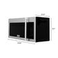 ZLINE 30" 1.5 cu. ft. Over The Range Microwave Oven in Stainless Steel with Set of 2 Charcoal Filters, MWO-OTRCFH-30