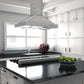 ZLINE 48" Legacy Gas Rangetop with 7 Burners and Porcelain Cooktop in Satin Stainless Steel, RTS-48