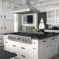 ZLINE 48" Legacy Gas Rangetop with 7 Burners and Porcelain Cooktop in Satin Stainless Steel, RTS-48
