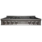 ZLINE 48" Legacy Gas Rangetop with 7 Burners and Porcelain Cooktop in Satin Stainless Steel, RTS-48