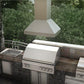 ZLINE 48 in. Outdoor/Indoor Island Stainless Range Hood, 597i-304-48