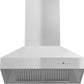 ZLINE 36 in. Ducted Island Mount Range Hood in Outdoor Approved Stainless Steel, 697i-304-36