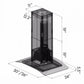 ZLINE 36 in. Stainless Steel Island Range Hood, GL5i-36
