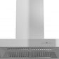 ZLINE 60 In. Ducted Professional Island Mount Range Hood in Stainless Steel, KECOMi-60