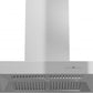 ZLINE 42 In. Ducted Outdoor Island Mount Range Hood in Stainless Steel, KECOMi-304-42