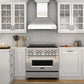 ZLINE 48 in. Professional Convertible Vent Wall Mount Range Hood in Stainless Steel with Crown Molding, 597CRN-48