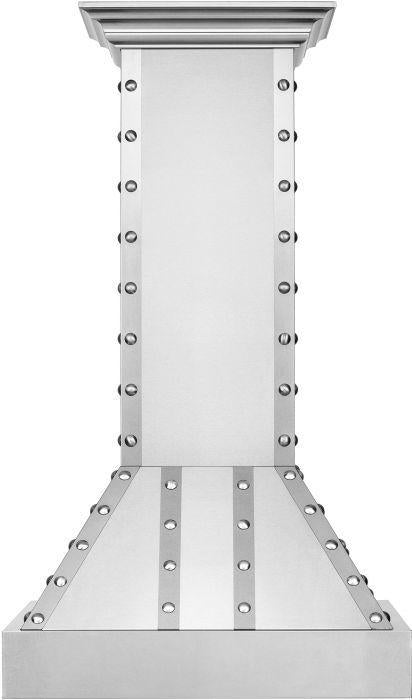 ZLINE 48" Ducted Vent Designer Series Wall Mount Range Hood in Satin Stainless Steel, 655-4SSSS-48