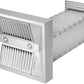 ZLINE 48" Ducted Vent Designer Series Wall Mount Range Hood in Satin Stainless Steel, 655-4SSSS-48