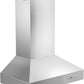 ZLINE 36 in. Professional Ducted Wall Mount Range Hood in Stainless Steel, 667-36