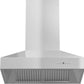 ZLINE 54 in. Professional Ducted Wall Mount Range Hood in Stainless Steel, 697-54