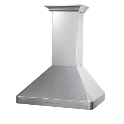 ZLINE 36" Ducted Wall Mount Range Hood in Satin Stainless Steel, 8KF2S-36