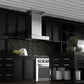 ZLINE 30 In. Convertible Professional Wall Mount Range Hood in Stainless Steel with Crown Molding, KECOMCRN-30