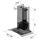 ZLINE 36 in. Stainless Steel Indoor Wall Range Hood KZ-36