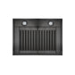 ZLINE 48" Convertible Wall Mount Range Hood in Black Stainless with Charcoal Filters, BSKBN-CF-48
