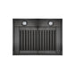 ZLINE 24" Convertible Wall Mount Range Hood in Black Stainless with Charcoal Filters, BSKBN-CF-24