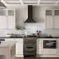 ZLINE 24" Convertible Wall Mount Range Hood in Black Stainless with Charcoal Filters, BSKBN-CF-24