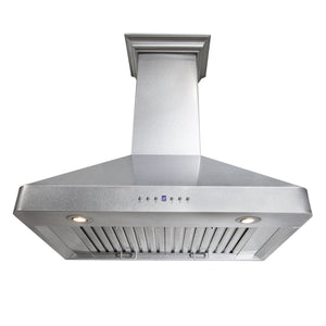ZLINE 48" Ducted Wall Mount Range Hood in Satin Stainless Steel, 8KF2S-48
