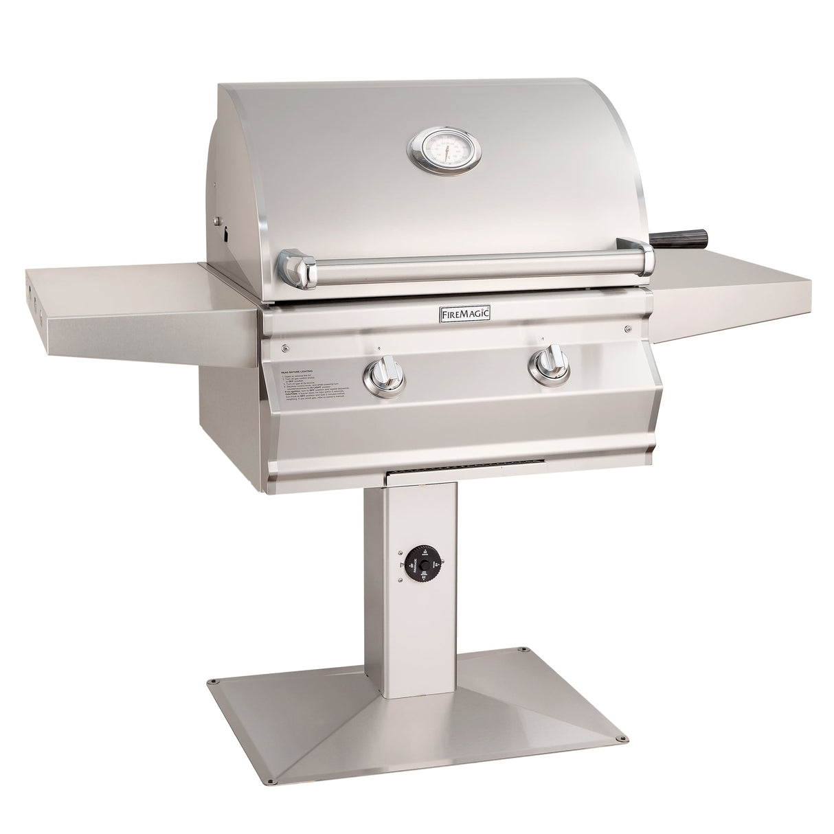 Fire Magic Choice Multi-User Accessible CMA430s Patio Post Mount Grill