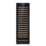 KingsBottle KBU425DX 24 Inch Upright Low-E Glass Door Dual Zone Large Wine Cooler