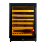 KingsBottle KBU50WX 46 Bottle 24 inch Under Counter Wine Cooler Built in