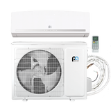 Perfect Aire DIY 12,000 BTU 22 SEER Quick Connect Ductless Mini-Split Heat Pump w/ WiFi - 115V