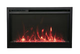 Amantii Traditional Extra Slim Electric Fireplace