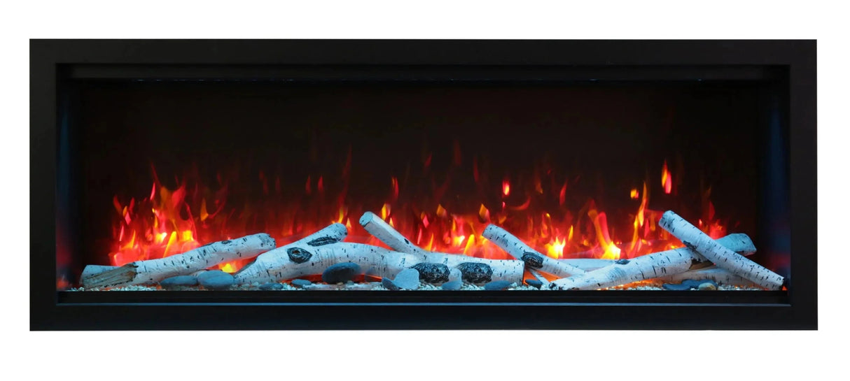 Amantii Symmetry Xtra Tall Smart Indoor and Outdoor Electric Fireplace